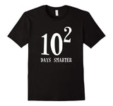 10 Squared Is 100 Days Smarter T-shirt Funny Math 100th Day