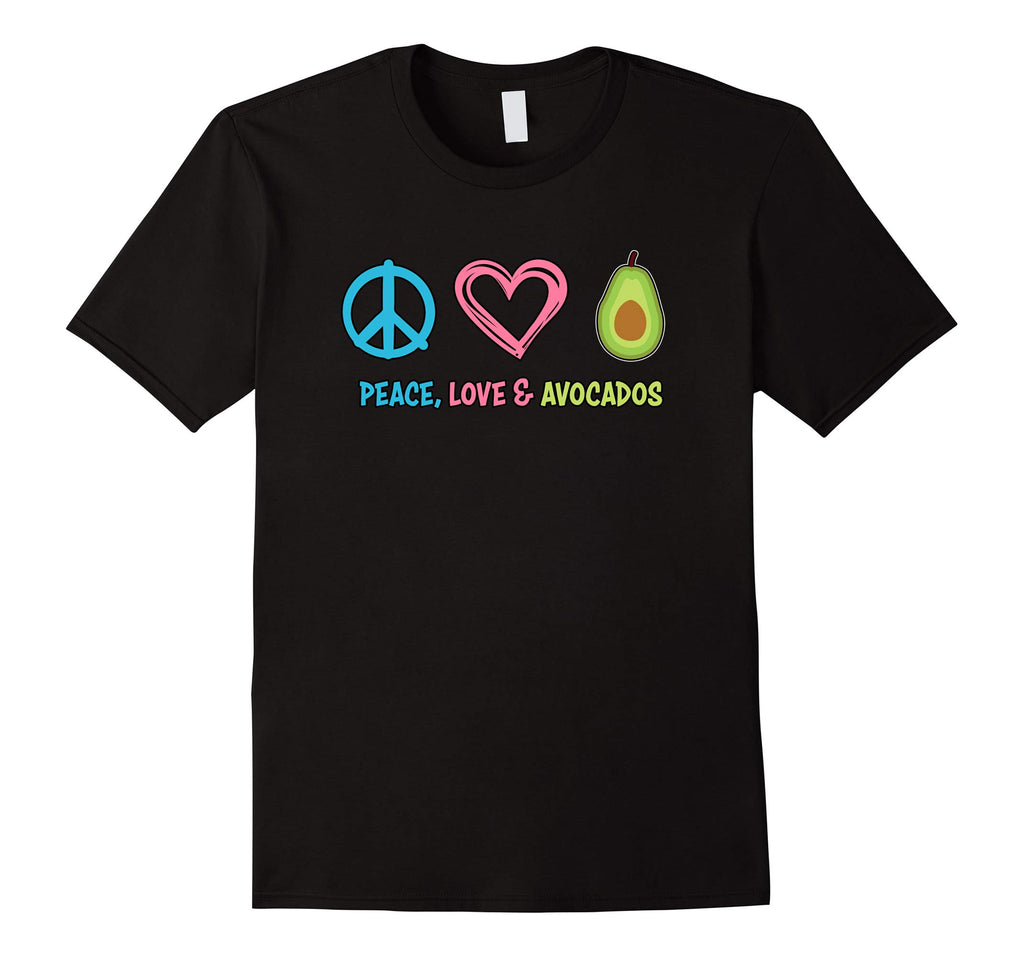 Peace Love and Avocados T-shirt, Funny Fruit T-shirt