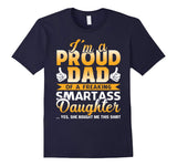Dad Shirt Proud Dad From Daughter Funny Gift Tees