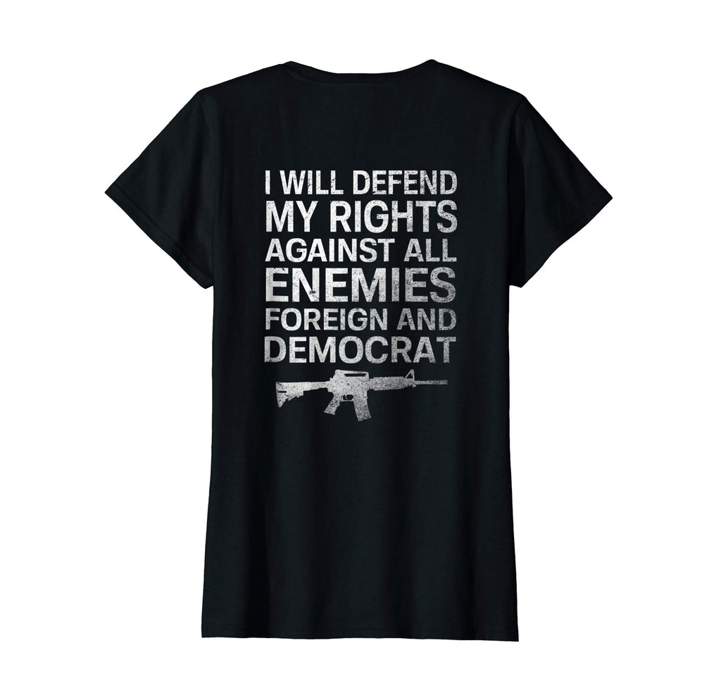 2nd Amendment I Will Defend My Rights Patriotic Funny Shirt