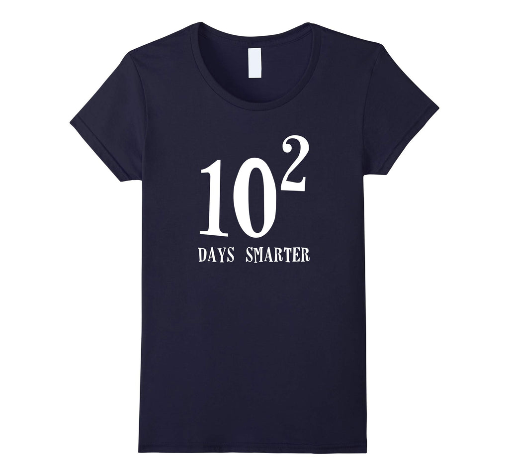 10 Squared Is 100 Days Smarter T-shirt Funny Math 100th Day