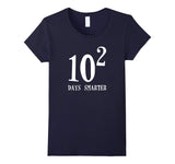 10 Squared Is 100 Days Smarter T-shirt Funny Math 100th Day