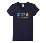 Peace Love and Avocados T-shirt, Funny Fruit T-shirt