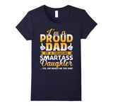Dad Shirt Proud Dad From Daughter Funny Gift Tees