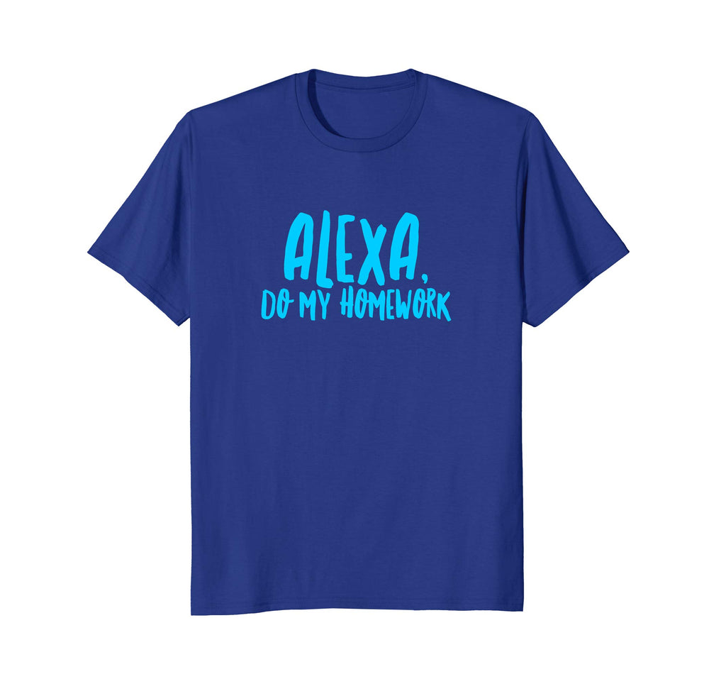 Alexa Do My Homework Funny Joke Kids Youth T-Shirt