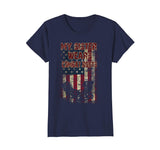 Army My Sister Wears Combat Boots Funny T-Shirt For Brother