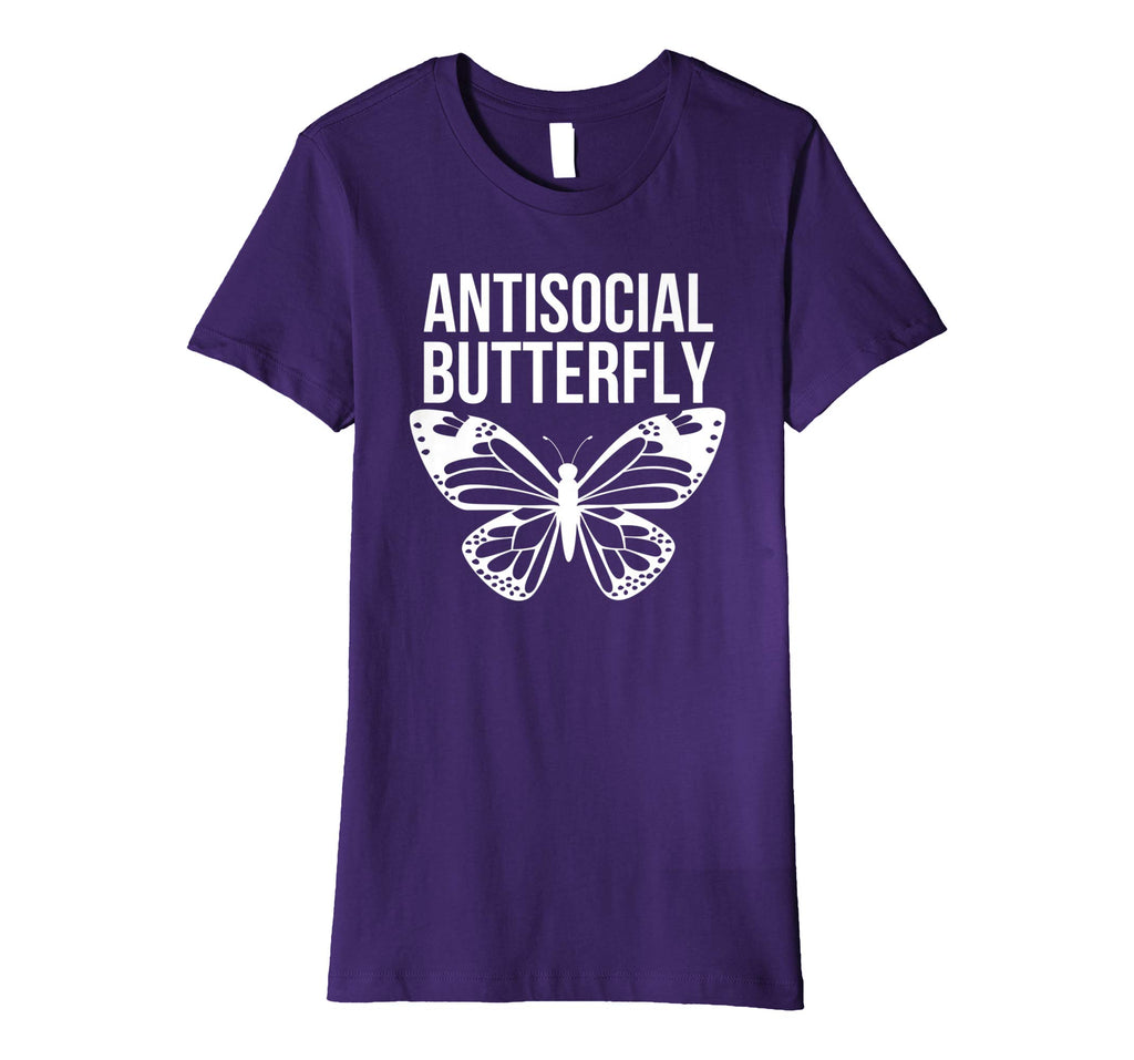Antisocial Butterfly Funny Introverted Premium Shirt