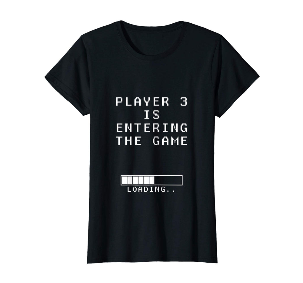 Player 3 Entering game shirt Funny gamer pregnancy announce