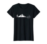 funny t-shirt for Mountain Bike Heartbeat for MTB Bikers