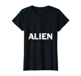Alien Lazy Halloween Costume Funny T Shirt