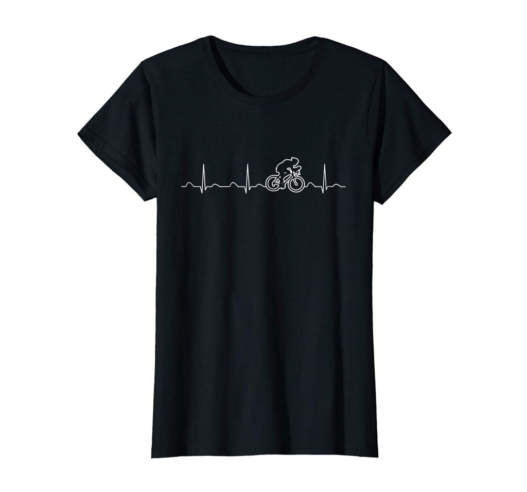 Cycling Heartbeat Shirt, Funny Cute Bicycle Bike Rider Gift