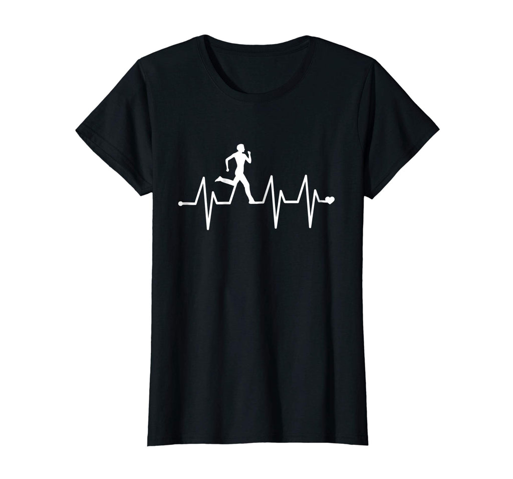 Athletics Heartbeat Pulse Shirt - Funny Running T-Shirt