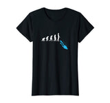 Funny Human Evolution Ocean Sea Scuba Diving Diver T-Shirt
