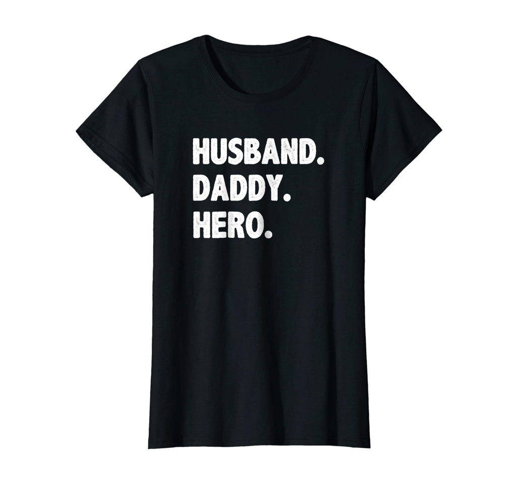 HUSBAND DADDY HERO Shirt Cute Funny Fathers Day Gift