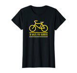 38 Miles Per Burrito T-Shirt | Funny Bike Shirt