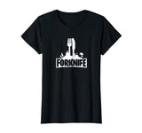 Funny Forknife Video Games Joke Graphic Shirt | Forkknife