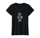 Best Cat Dad Ever Shirt Funny Father's Day Gift for Men