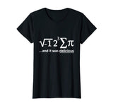 I Ate Sum Pi Math Equation Shirt Funny Math Teacher Gift