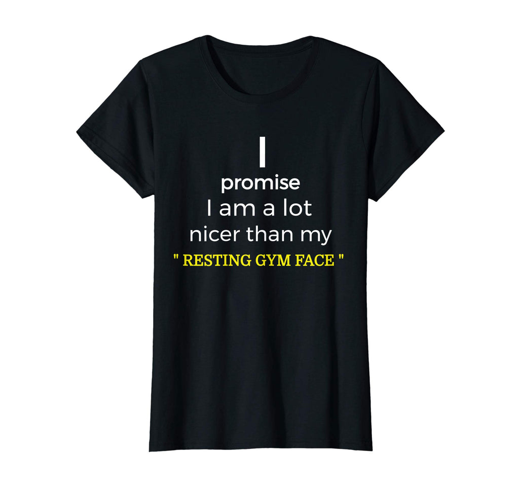 Funny Gym Shirt &quot; Resting GYM face &quot;
