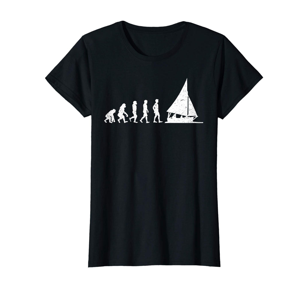 &quot;Evolution of the Sailor&quot; Funny Sailing Evolution T-shirt