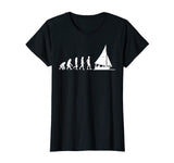 &quot;Evolution of the Sailor&quot; Funny Sailing Evolution T-shirt