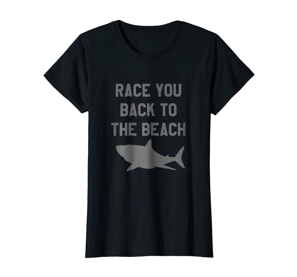 Funny Shark T-Shirt Beach Race Tee Shirt Men Women Kids