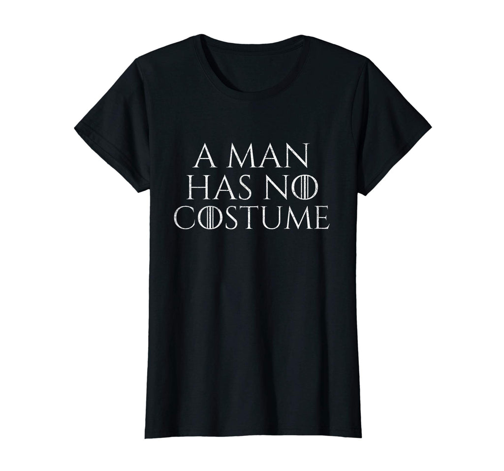 A Man Has No Costume Vintage T-Shirt Funny Halloween Joke