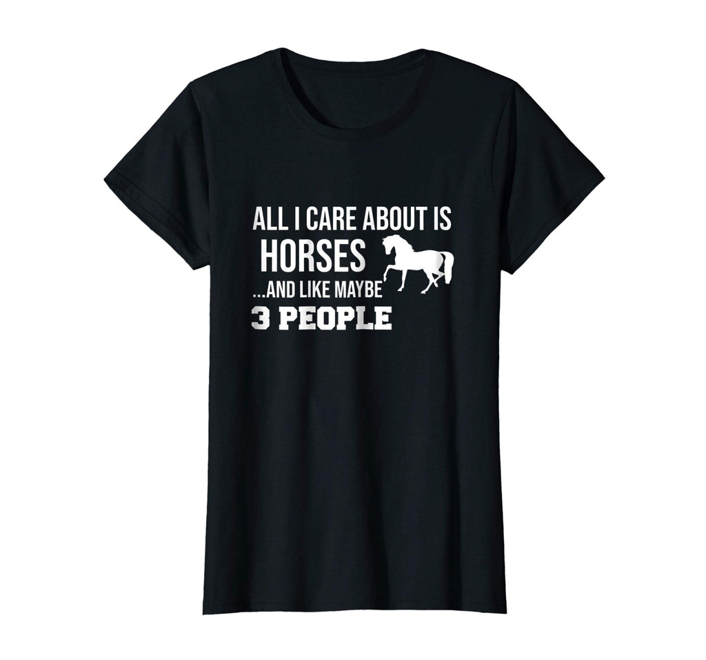 Funny Cute Horse Shirt Gift Men Women Teens