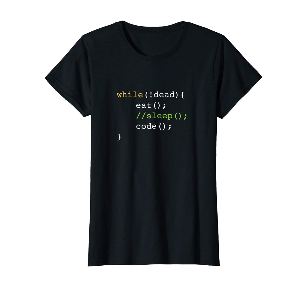 Funny Computer Science Programmer Eat Sleep Code T-Shirt