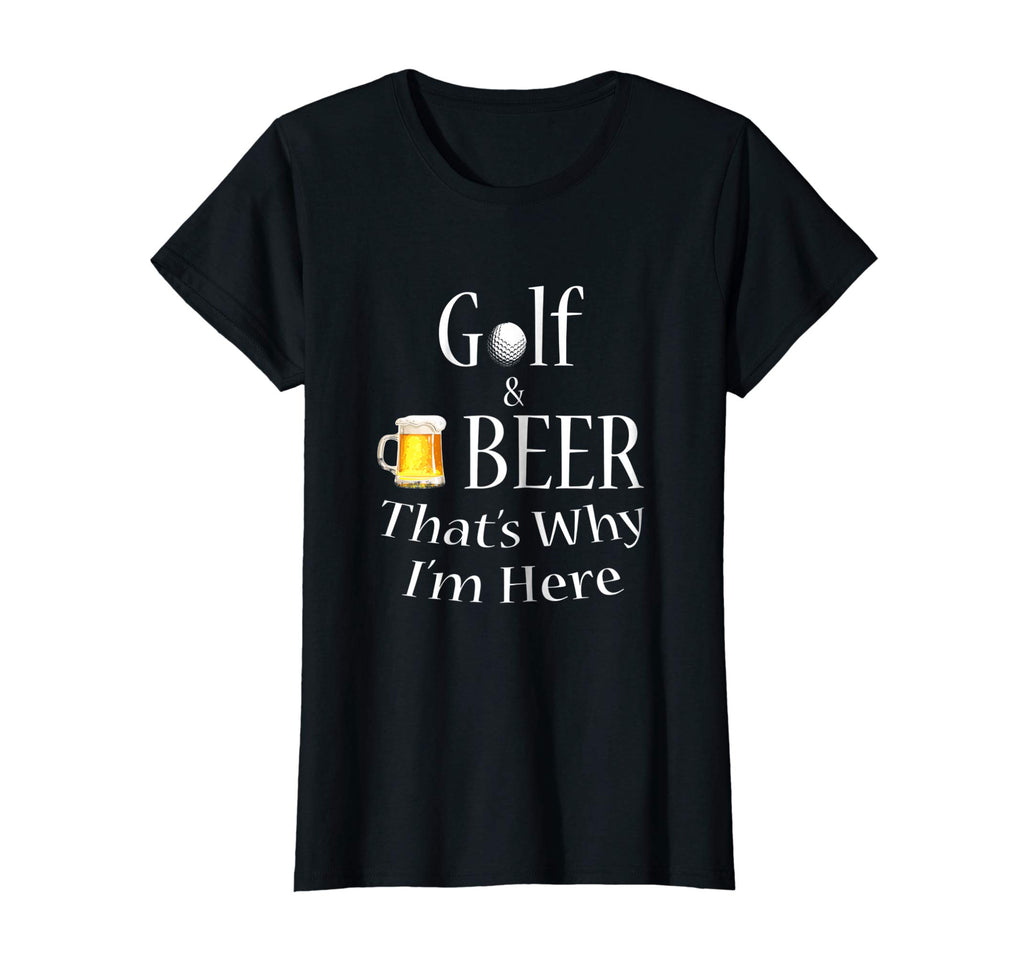 Golf and Beer Joke Dad T-Shirt Funny Fathers Day Gift