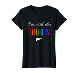 I'm With The Unicorn Cosplay Couple Funny Graphic T Shirt