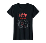 Baka Shirt Funny Anime Manga Rabbit Slap Otaku T-Shirt