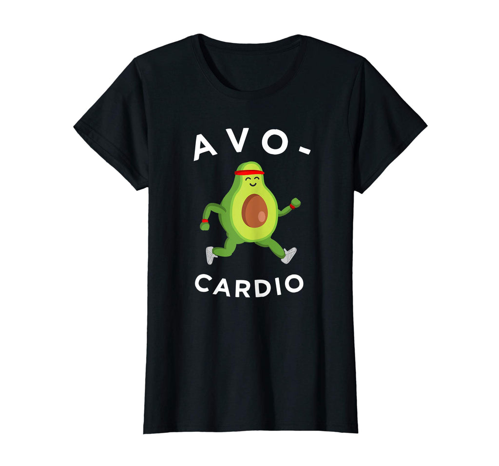 Funny Avocado Cardio T-Shirt, Running Avo Cardio Tee