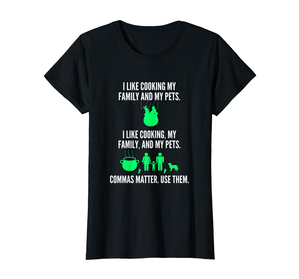 Funny Teacher T-Shirt Punctuation Saves Lives Grammar Tee