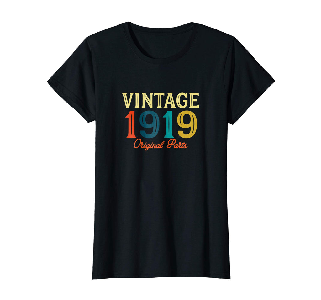 Vintage 1919 99th Birthday Funny T-Shirt