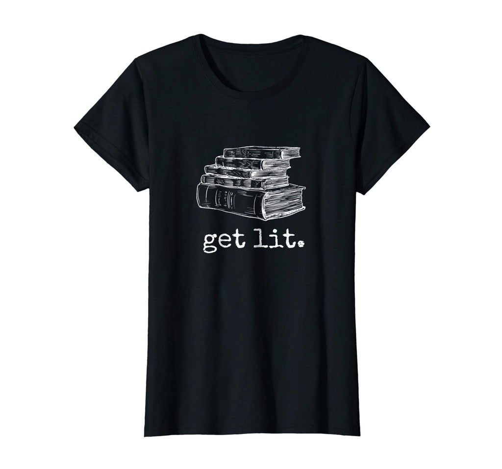 Get Lit with Books Funny Meme T Shirt
