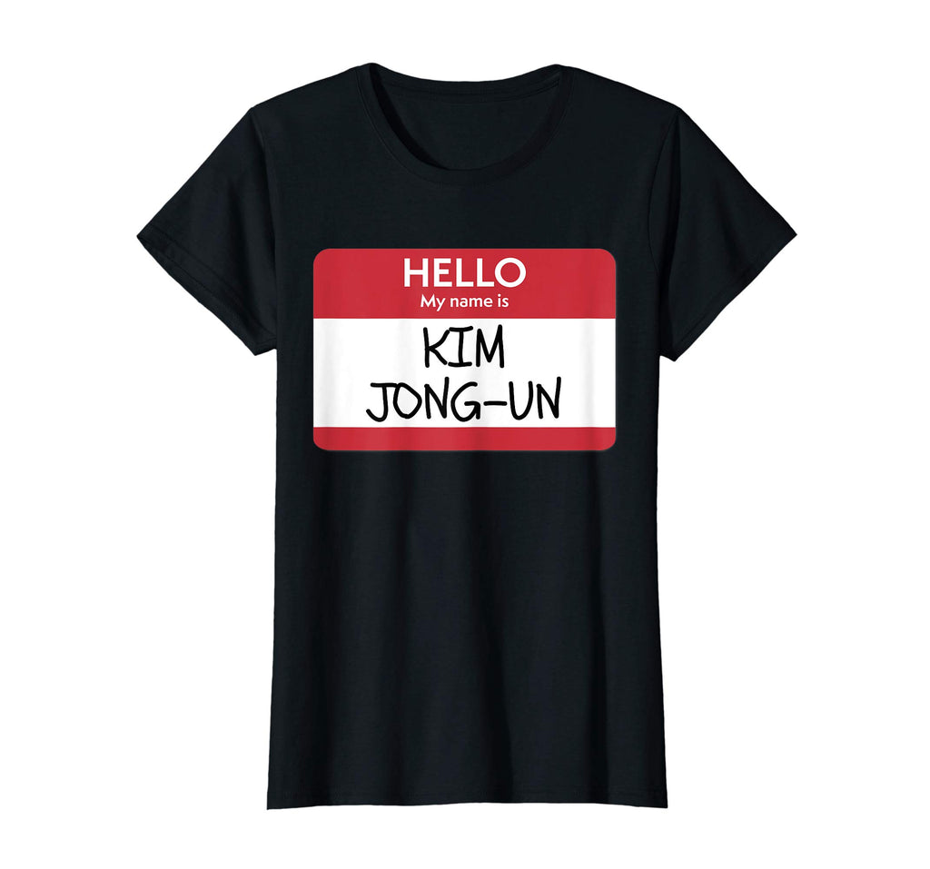 &quot;Hello My Name Is Kim Jong-Un&quot; Funny Halloween T-Shirt