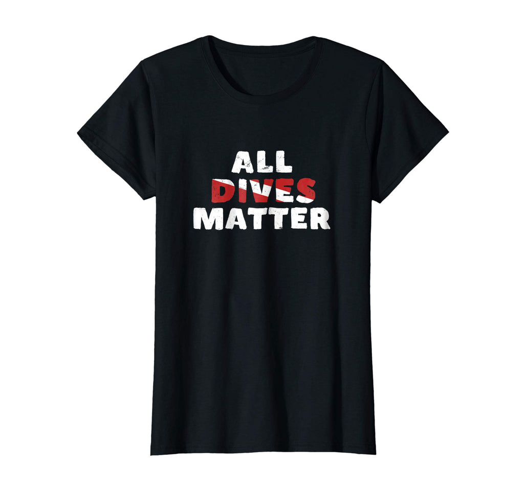 Scuba Diving T Shirt All Dives Matter Funny Diver Flag Shirt