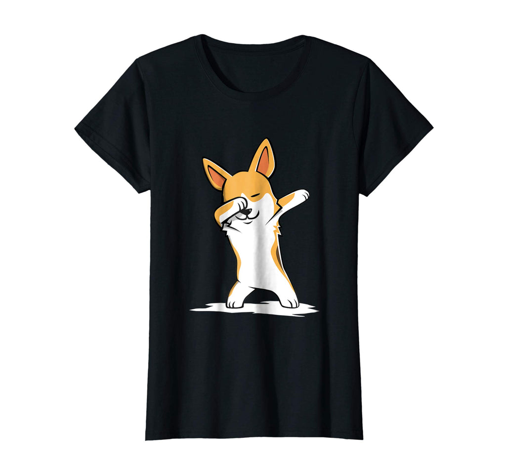 Corgi Cute Dabbing T-Shirt Funny Dab Dance Gift Shirt