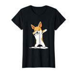 Corgi Cute Dabbing T-Shirt Funny Dab Dance Gift Shirt