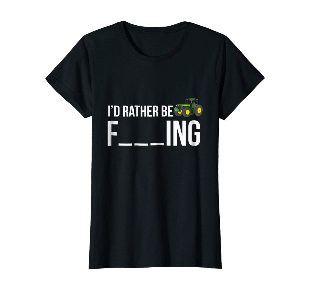 I'd Rather Be Farming T-Shirt Funny Farmer Gift Shirt