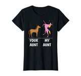 Your Aunt Horse My Aunt Unicorn Funny T Shirt For Kids Tees