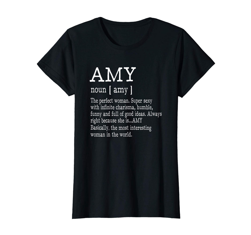 Adult Definition - First Name Amy - Ladies T-Shirt Funny