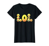 Funny Emoji LOL Face T-Shirt for Kids, Teens and Adults Tee
