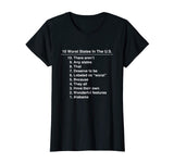 Alabama Is The Worst State Ever Funny T-Shirt