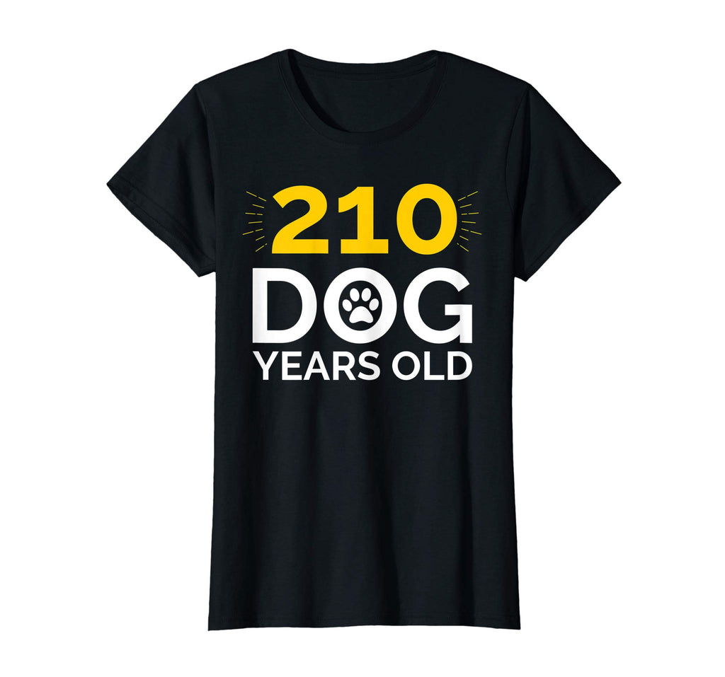 30th Birthday Gift Shirt, Funny 210 Dog Years Old T-Shirt
