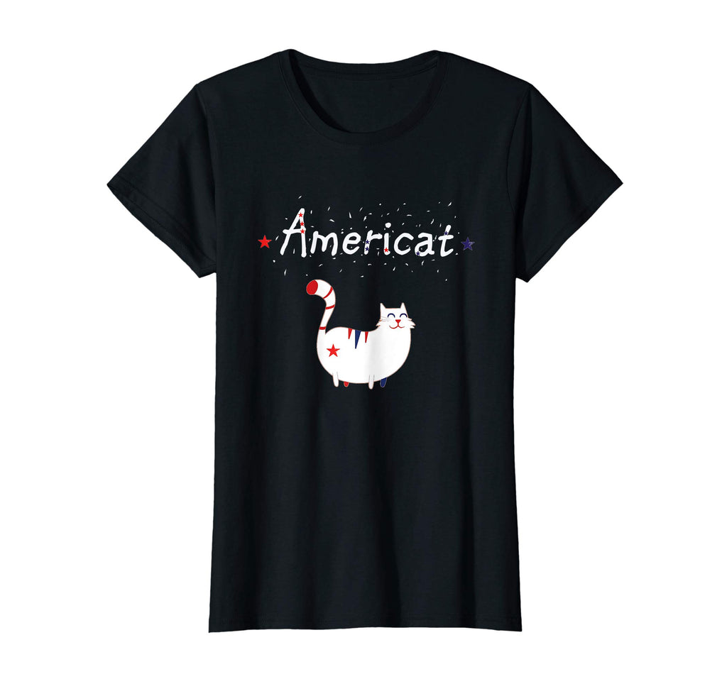 Americat Shirt | Funny Cat Shirts | Fourth Of July Shirt 4th
