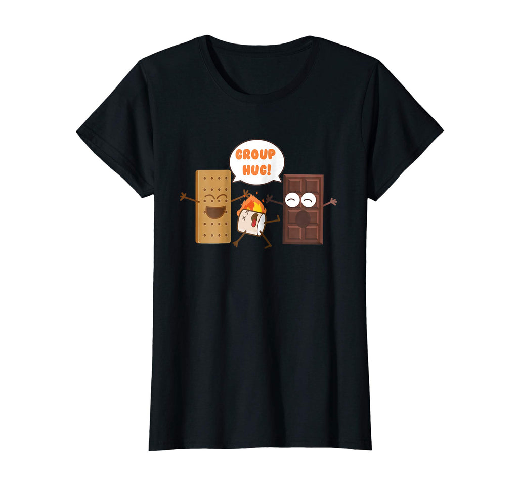 Group Hug Funny Smores Chocolate Marshmallow Camping T-Shirt