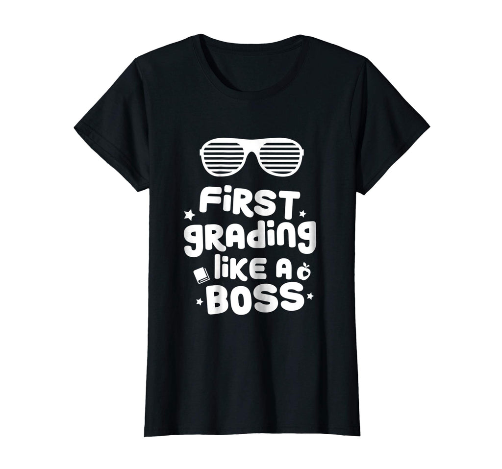 1st Grade Boss School Funny Boys First Grade Cool Tee Shirt