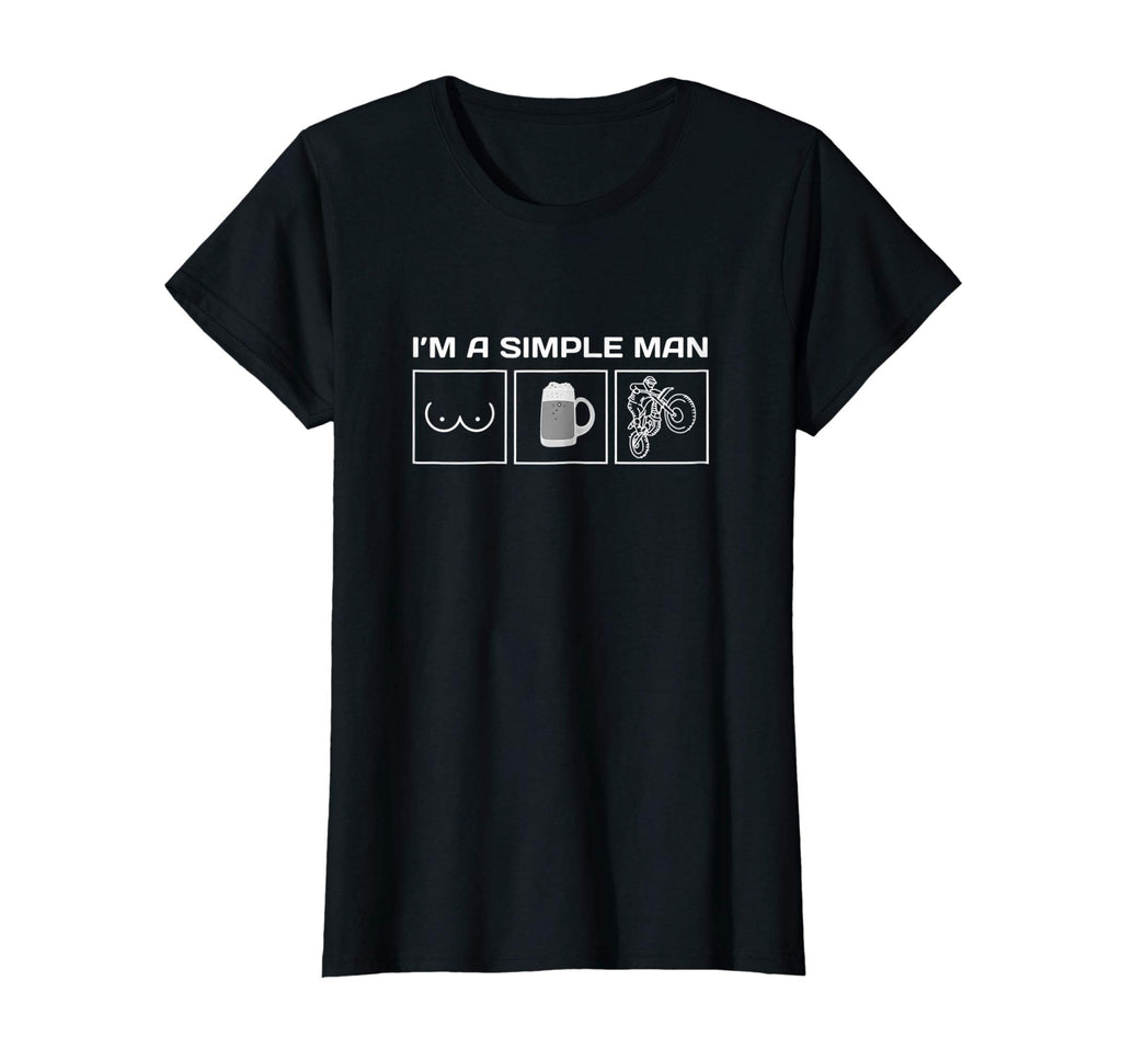 Boobs Beer Funny Motocross T-shirt Dirt Bike Racer Dad MotoX